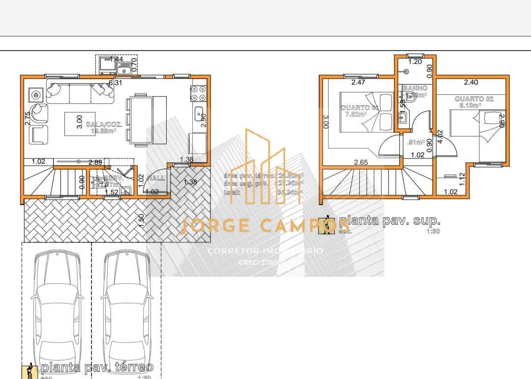 Casa, 2 quartos, 56 m² - Foto 15